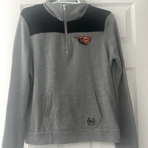 Oregon State Beavers quarter zip sweat shirt